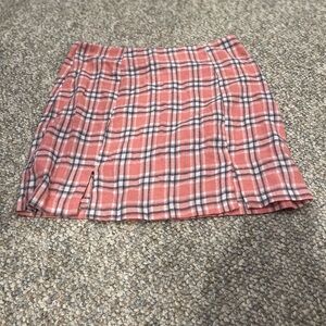 small shein skirt pink